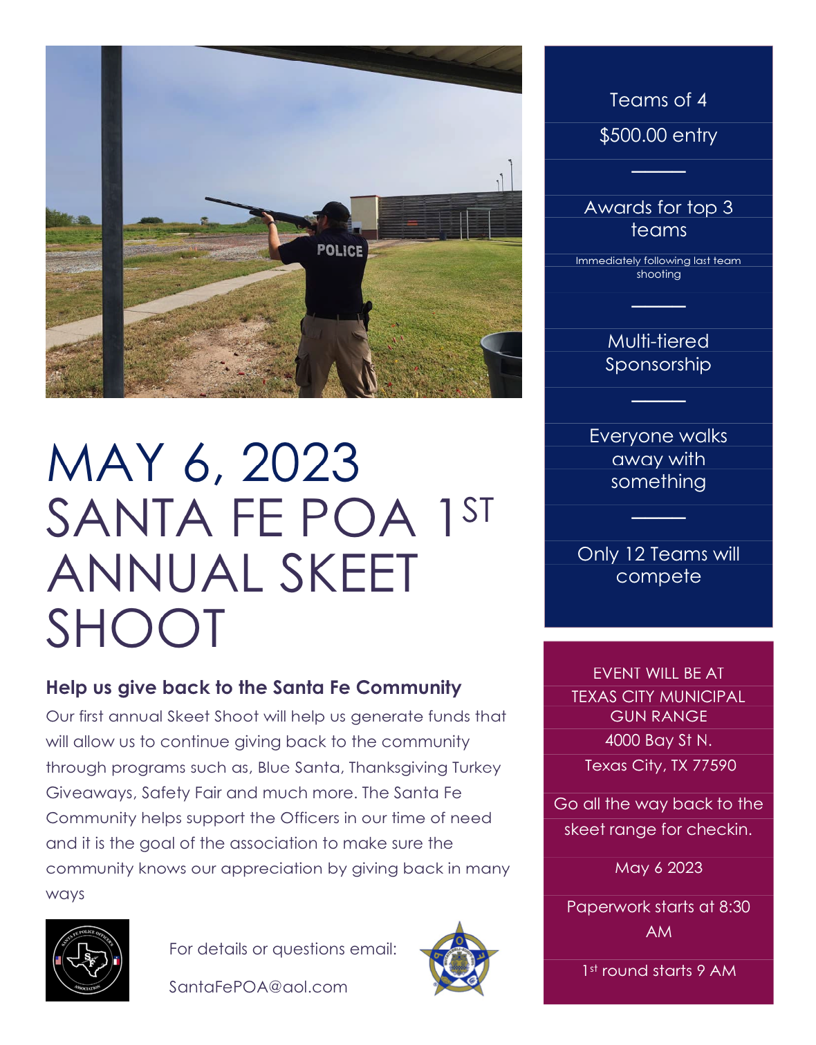 2023 Skeet Shoot Flyer Download